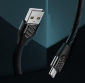 Joyroom S-M359 1M 2.4A Mikro Hızlı Şarj ve Data Kablosu Siyah - 3