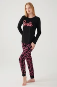 Barbie L1766-s Kadın Uzun Koll Pijama Takımı thumbnail 6
