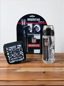 Beşiktaş Taraftar 4 bölmeli Beslenme Kutusu Kartal Figürlü 500 Ml Matara Kırtasiye Seti - 1