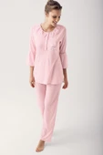 Artış 14200 Bayan Uzun  Kol Pijama Takımı - 3