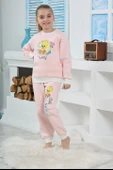 Kapitex 6182 Kız Çocuk Twety Baskılı Uzun Kol Pijama Takımı thumbnail 3