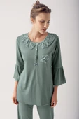 Artış 14200 Bayan Uzun  Kol Pijama Takımı - 6