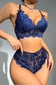 For Dreams 8455 Dantel Bralet Sütyen Takım - 1