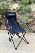 153CAMP0315 ROX Camping Katlanır Siyah Kamp Sandalyesi, Konforlu, Dayanıklı Tasarım thumbnail 2