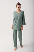Artış 14200 Bayan Uzun  Kol Pijama Takımı - 5
