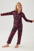 Barbie 1767-g Kız Çocuk Garson Gömlek Pijama Takımı thumbnail 2