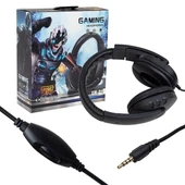 Hello 3.5 Mm Stereo Kablolu Ledli Mikrofonlu Siyah Gaming Oyuncu Kulaklık HL-5351 - 3