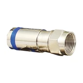 F Konnektör Digitürk Sıkmalı Mavi Çizgili (1 Adet) - 1