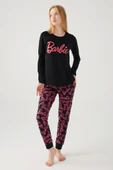 Barbie L1766-s Kadın Uzun Koll Pijama Takımı thumbnail 8