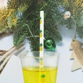 3B Trend Kağıt Pipet Ananas Desenli 25'li thumbnail 4