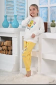 Kapitex 6182 Kız Çocuk Twety Baskılı Uzun Kol Pijama Takımı thumbnail 7