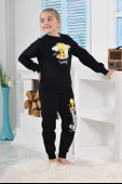 Kapitex 6182 Kız Çocuk Twety Baskılı Uzun Kol Pijama Takımı thumbnail 11