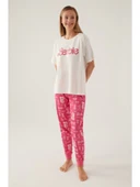 Barbie L1704-s Kadın Kısa Kol Pijama Takımı thumbnail 1