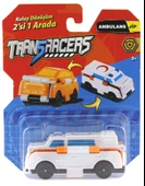 PARAPLY Transracers Dönüşen Arabalar Ambulans / Jip Kız Erkek Çocuk Oyuncak Eğitici Oyuncaklar thumbnail 3