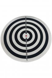 Delta Flocked Dart Seti 45 Cm (18 İnç) Büyük Boy + 6 Dart Oku (18 Gr) Hedef Tahtası - 2