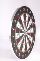 Delta Flocked Dart Seti 45 Cm (18 İnç) Büyük Boy + 6 Dart Oku (18 Gr) Hedef Tahtası - 5