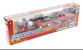 PARAPLY Die Cast Metal Tırlı ve Küreme Kamyonlu İtfaiye Seti Kız Erkek Çocuk Oyuncak Eğitici Oyuncaklar - 2