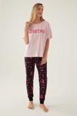 Barbie L1704-s Kadın Kısa Kol Pijama Takımı thumbnail 3