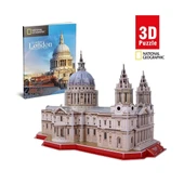 PARAPLY CUB DS0991 National Geographic 107 Parça 3D Puzzle Aziz Paul Katedrali Kız Erkek Çocuk Oyuncak Eğiti thumbnail 1