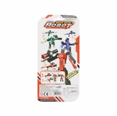 PARAPLY Robota Dönüşen Kırmızı Silah Kız Erkek Çocuk Oyuncak Eğitici Oyuncaklar thumbnail 2