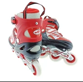 PARAPLY Mega Işıklı Kırmızı Paten Kız Erkek Çocuk Oyuncak Eğitici Oyuncaklar thumbnail 3