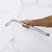 Profesyonel Lokma El Aleti 1/2 L Kol Lokma Anahtarı Ergonomik Kaymaz Saplı ve Dayanıklı Krom Kaplama thumbnail 5