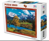 PARAPLY KS Puzzle 2000 Parça Bavarian Alps Kız Erkek Çocuk Oyuncak Eğitici Oyuncaklar thumbnail 1