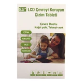 PARAPLY 8,5 Inch LCD Kırmızı Yazı Tahtası Kız Erkek Çocuk Oyuncak Eğitici Oyuncaklar thumbnail 2