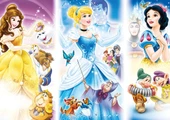 PARAPLY KS Puzzle 50 Parça Disney Prensesler Kız Erkek Çocuk Oyuncak Eğitici Oyuncaklar thumbnail 2