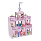 PARAPLY 3385RF Mentari Ahşap Prenses Kalesi Kız Erkek Çocuk Oyuncak Eğitici Oyuncaklar thumbnail 1