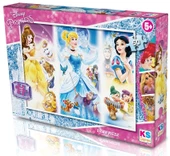 PARAPLY KS Puzzle 50 Parça Disney Prensesler Kız Erkek Çocuk Oyuncak Eğitici Oyuncaklar thumbnail 1