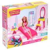 PARAPLY Linda'nın Yatak Odası Oyun Seti Kız Erkek Çocuk Oyuncak Eğitici Oyuncaklar - 2