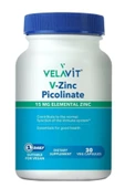 Velavit V Zinc Picolinate Takviye Edici Gıda 30 Kapsül - 1