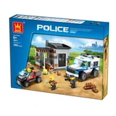 PARAPLY Wange Dağcı Polis Birliği 380 Parça Kız Erkek Çocuk Oyuncak Eğitici Oyuncaklar thumbnail 2