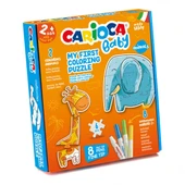 PARAPLY Carioca Boyanabilir Hayvanlar Bebek Puzzle Kız Erkek Çocuk Oyuncak Eğitici Oyuncaklar thumbnail 2