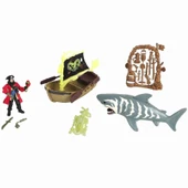 PARAPLY Karanlıkta Parlayan Korsan Oyun Seti Kız Erkek Çocuk Oyuncak Eğitici Oyuncaklar thumbnail 1