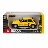 PARAPLY Bburago 1:24 Renault 5 Turbo Model Araba Kız Erkek Çocuk Oyuncak Eğitici Oyuncaklar thumbnail 3