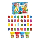 PARAPLY Alfabe Hamur Seti 224 Gr - 03731 Kız Erkek Çocuk Oyuncak Eğitici Oyuncaklar - 1