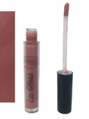 Make Up Likit Işıldayan Dolgunlaştırıcı Parlak Nude Kahverengi Lips Glos Ruj thumbnail 3