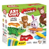 PARAPLY Art Craft Eğlenceli Hayvanlar Oyun Hamuru Seti 11 Parça Kız Erkek Çocuk Oyuncak Eğitici Oyuncaklar - 1