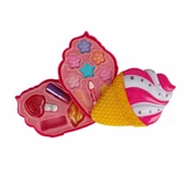 PARAPLY 2595 Dondurma Şekilli 2 Katlı Makyaj Güzellik Seti Kız Erkek Çocuk Oyuncak Eğitici Oyuncaklar thumbnail 2