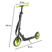 PARAPLY Evo Flexi Max 2 Tekerlekli Scooter Yeşil Kız Erkek Çocuk Oyuncak Eğitici Oyuncaklar thumbnail 3