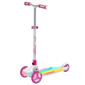PARAPLY Evo 3 Tekerlekli Colour Burst Işıklı Beyaz Scooter Kız Erkek Çocuk Oyuncak Eğitici Oyuncaklar thumbnail 1