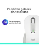 Logitech Signature M650 Büyük Boy Sol El Için Sessiz Kablosuz Mouse - Beyaz - 8