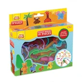 PARAPLY Dede Art Craft Eğlenceli Kalıplar 19 Parça Kız Erkek Çocuk Oyuncak Eğitici Oyuncaklar thumbnail 3