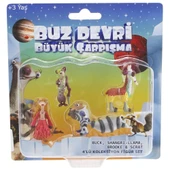 PARAPLY Ice Age - Buz Devri 5 Büyük Çarpışma 4’lü Koleksiyon Set Model Kız Erkek Çocuk Oyuncak Eğitici Oyunc thumbnail 1