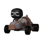 PARAPLY Funko POP Deluxe Figür WB 100 Mad Max Lone Wolf Kız Erkek Çocuk Oyuncak Eğitici Oyuncaklar thumbnail 1