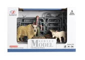 PARAPLY Model Hayvan Seti Yünlü Keçi ve Yavrusu Kız Erkek Çocuk Oyuncak Eğitici Oyuncaklar thumbnail 1