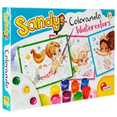 PARAPLY Deniz Kızı Desenli Sulu Boya Seti Kız Erkek Çocuk Oyuncak Eğitici Oyuncaklar thumbnail 1