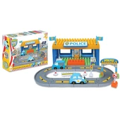 PARAPLY 03322 Polis Blok Seti -Dede Kız Erkek Çocuk Oyuncak Eğitici Oyuncaklar thumbnail 1